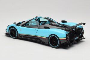 Pagani Zonda Uno Carbon Azul Claro Almost Real 1:18 850630001 Metal - imagem 7 de 8