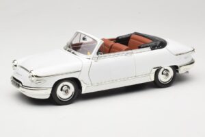 Panhard PL17 Cabriolet Branco Solido 1:18 8174 Metal