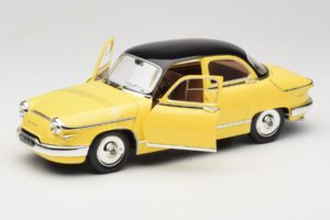 Panhard PL17 Amarelo Solido 1:18 8173 Metal - imagem 2 de 8