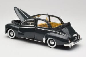 Peugeot 203 Cabriolet Preto Solido 1:18 8156 Metal - imagem 5 de 8