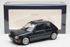 Peugeot 205 GTI 1.9 Magic Sorrento Verde Norev 1:18 184859 Metal - imagem 8 de 8