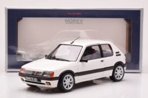 Peugeot 205 GTi 1.9 Meije Branco Norev 1:18 184842 Metal - imagem 8 de 8