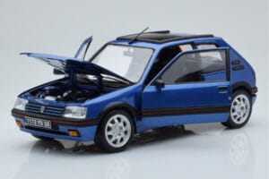 Peugeot 205 GTi 1.9 Com Tecto de Abrir Miami Azul Norev 1:18 184844 Metal - imagem 2 de 8