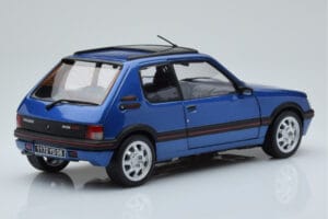Peugeot 205 GTi 1.9 Com Tecto de Abrir Miami Azul Norev 1:18 184844 Metal - imagem 3 de 8