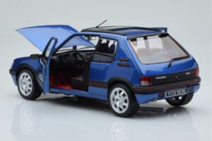 Peugeot 205 GTi 1.9 Com Tecto de Abrir Miami Azul Norev 1:18 184844 Metal - imagem 5 de 8