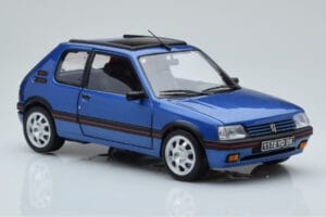 Peugeot 205 GTi 1.9 Com Tecto de Abrir Miami Azul Norev 1:18 184844 Metal - imagem 6 de 8