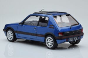 Peugeot 205 GTi 1.9 Com Tecto de Abrir Miami Azul Norev 1:18 184844 Metal - imagem 7 de 8