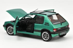 Peugeot 205 GTi Griffe Com Tecto de Abrir Verde Norev 1:18 184847 Metal - imagem 2 de 3