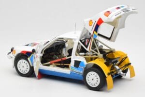 Peugeot 205 T16 #2 A. Vatanen / T. Harryman Rally Monte Carlo 1985 Norev 1:18 184864 Metal - imagem 5 de 8