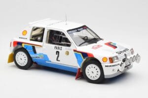 Peugeot 205 T16 #2 A. Vatanen / T. Harryman Rally Monte Carlo 1985 Norev 1:18 184864 Metal - imagem 6 de 8