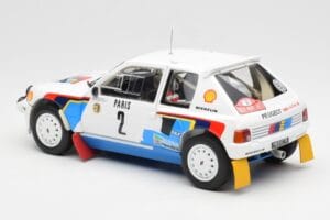 Peugeot 205 T16 #2 A. Vatanen / T. Harryman Rally Monte Carlo 1985 Norev 1:18 184864 Metal - imagem 7 de 8