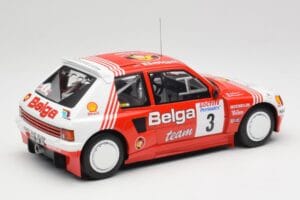 Peugeot 205 T16 #3 B. Darniche / A. Mahe Rally Ypres 1985 IXO 1:18 18RMC135 Metal - imagem 2 de 6