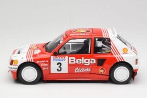Peugeot 205 T16 #3 B. Darniche / A. Mahe Rally Ypres 1985 IXO 1:18 18RMC135 Metal - imagem 3 de 6