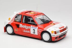 Peugeot 205 T16 #3 B. Darniche / A. Mahe Rally Ypres 1985 IXO 1:18 18RMC135 Metal - imagem 4 de 6