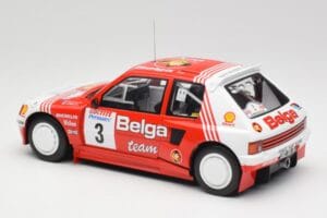 Peugeot 205 T16 #3 B. Darniche / A. Mahe Rally Ypres 1985 IXO 1:18 18RMC135 Metal - imagem 5 de 6