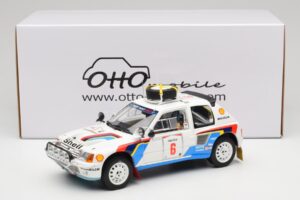 Peugeot 205 T16 Peugeot Talbot Sport T. Salonen / S. Harjanne Safari Rally 1985 Otto 1:18 OT1161 Resina - imagem 6 de 6