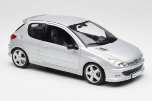 Peugeot 206 RC Aluminium Prata Norev 1:18 184726 Metal - imagem 6 de 8