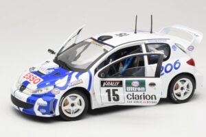 Peugeot 206 WRC #15 G. Panizzi / H. Panizzi WRC 1999 Solido 1:18 9016 Metal - imagem 2 de 8