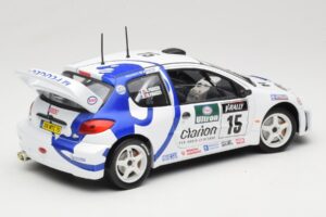 Peugeot 206 WRC #15 G. Panizzi / H. Panizzi WRC 1999 Solido 1:18 9016 Metal - imagem 3 de 8