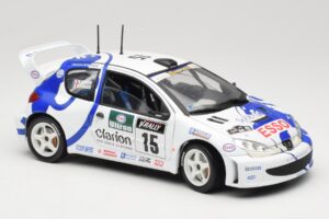 Peugeot 206 WRC #15 G. Panizzi / H. Panizzi WRC 1999 Solido 1:18 9016 Metal - imagem 6 de 8