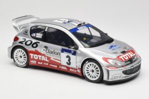 Peugeot 206 WRC #3 G. Panizzi / H. Panizzi Rally Tour de Corse 2002 Otto 1:18 OT1085 Resina - imagem 4 de 6
