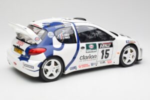 Peugeot 206 WRC G. Panizzi / H. Panizzi Tour de Corse 1999 Otto 1:12 G081 Resina - imagem 2 de 6