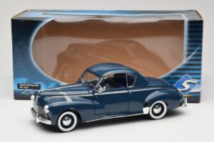 Peugeot 302 Coupe Azul Solido 1:18 8168 Metal - imagem 8 de 8