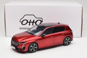Peugeot 308 GT P5 Elixir Red Otto 1:18 OT1140 Resina - imagem 6 de 6