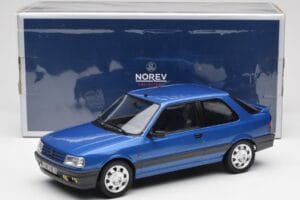Peugeot 309 GTi16 Miami Azul Norev 1:18 184881 Metal - imagem 6 de 6