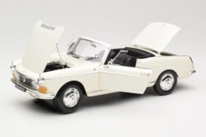 Peugeot 404 Cabriolet Branco Norev 1:18 184746 Metal - imagem 2 de 8