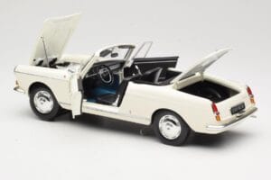 Peugeot 404 Cabriolet Branco Norev 1:18 184746 Metal - imagem 5 de 8