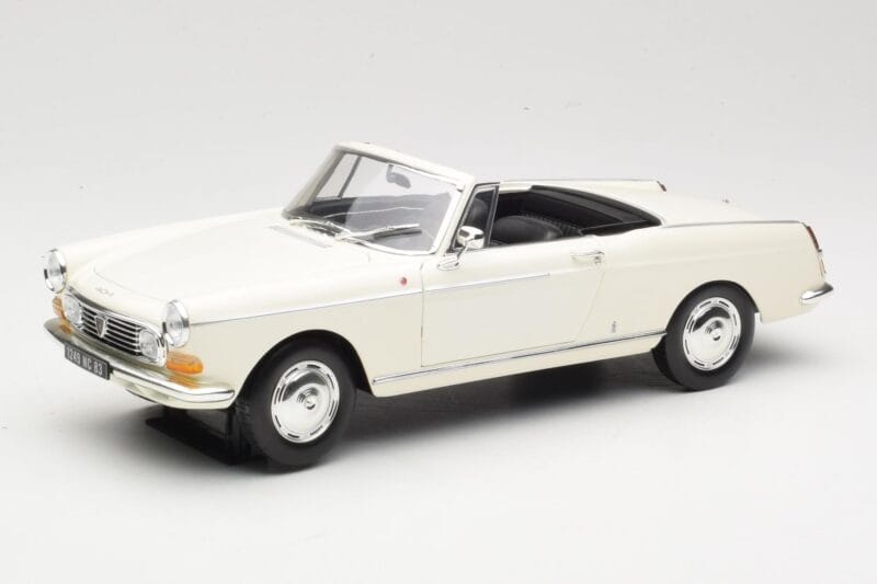 Peugeot 404 Cabriolet Branco Norev 1:18 184746 Metal