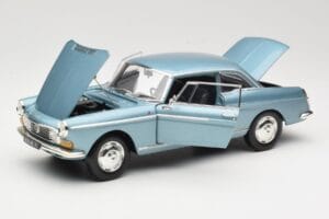 Peugeot 404 Coupe Azul Norev 1:18 184745 Metal - imagem 2 de 8