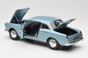 Peugeot 404 Coupe Azul Norev 1:18 184745 Metal - imagem 5 de 8