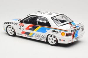 Peugeot 405 Mi16 #45 Team Peugeot Talbot Sport R. Gravett BTCC 1992 Otto 1:18 OT1141 Resina - imagem 5 de 6
