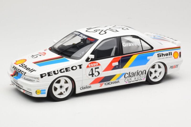 Peugeot 405 Mi16 #45 Team Peugeot Talbot Sport R. Gravett BTCC 1992 Otto 1:18 OT1141 Resina
