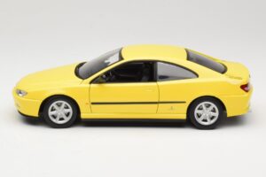 Peugeot 406 Coupe Amarelo Gate 1:18 01022 Metal - imagem 4 de 8