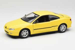 Peugeot 406 Coupe Amarelo Gate 1:18 01022 Metal
