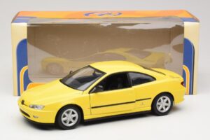 Peugeot 406 Coupe Amarelo Gate 1:18 01022 Metal - imagem 8 de 8