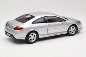 Peugeot 407 Coupe Prata Norev 1:18 184747 Metal - imagem 3 de 8
