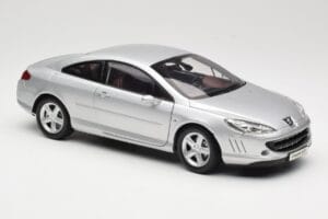 Peugeot 407 Coupe Prata Norev 1:18 184747 Metal - imagem 6 de 8