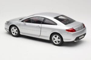 Peugeot 407 Coupe Prata Norev 1:18 184747 Metal - imagem 7 de 8