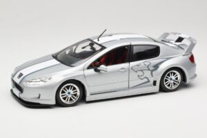 Peugeot 407 Racing Prateado Solido 1:18 90642 Metal