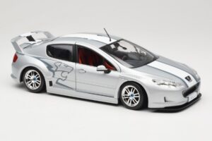 Peugeot 407 Racing Prateado Solido 1:18 90642 Metal - imagem 6 de 8