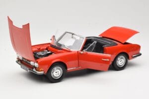 Peugeot 504 Cabriolet Vermelho Norev 1:18 184754 Metal - imagem 2 de 8