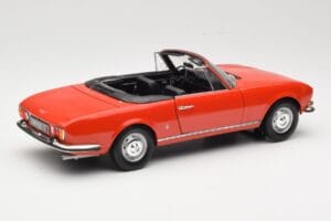 Peugeot 504 Cabriolet Vermelho Norev 1:18 184754 Metal - imagem 3 de 8