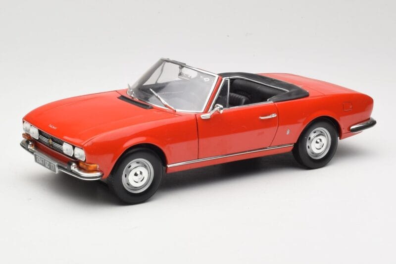 Peugeot 504 Cabriolet Vermelho Norev 1:18 184754 Metal