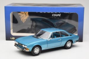 Peugeot 504 Coupe Azul Norev 1:18 184755 Metal - imagem 8 de 8