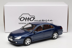 Peugeot 607 Phase II 3.0 V6 Azul Otto 1:18 OT485 Resina - imagem 6 de 6