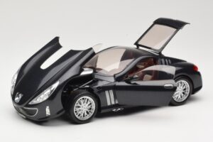 Peugeot 907 Concept Preto Bburago 1:18 3407404 Metal - imagem 2 de 8